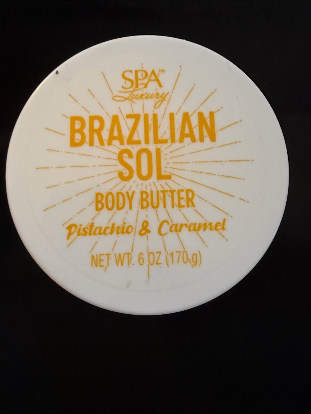 Brazilian Sol Pistachio & Caramel Body Butter 6oz